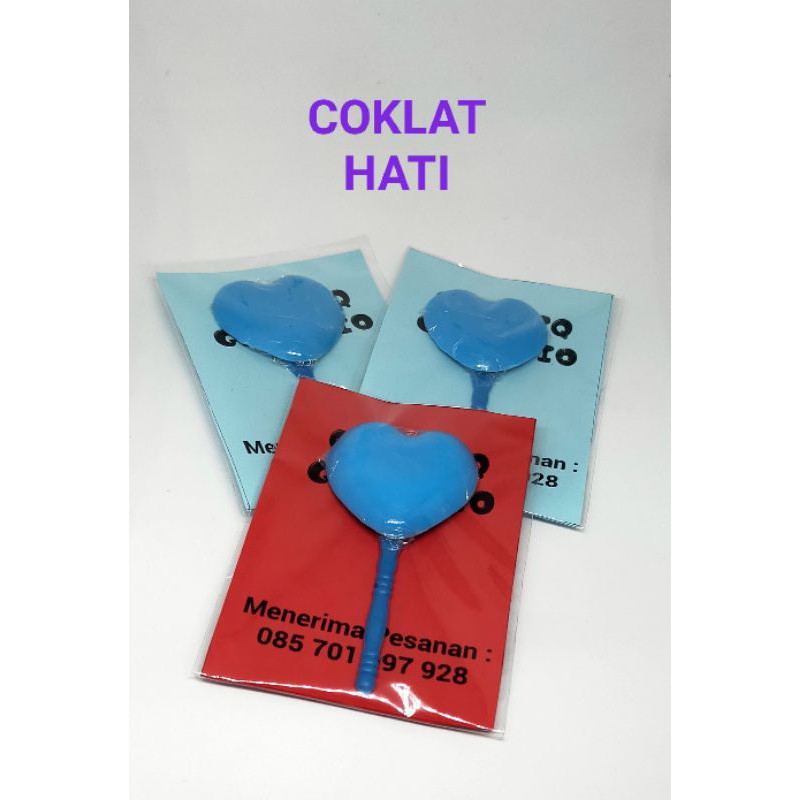 

Coklat karakter Love/hati(isi 11 bungkus)