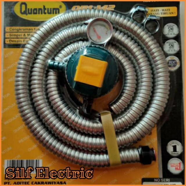 Selang &amp; regulator quantum QRL - 142 (1,8 Meter)