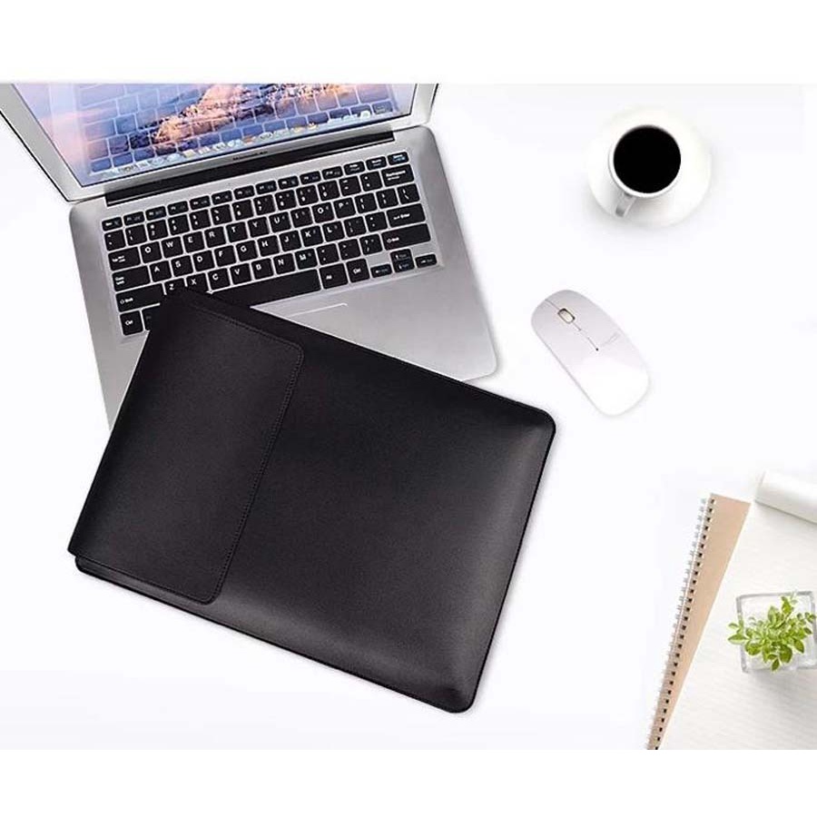 Tas Laptop Softcase Microfiber PU Leather 14 inch 15 inch