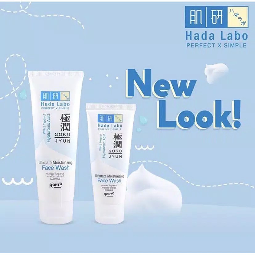 (BISA COD) Hada Labo Gokujyun Ultimate Moisturizing Face Wash