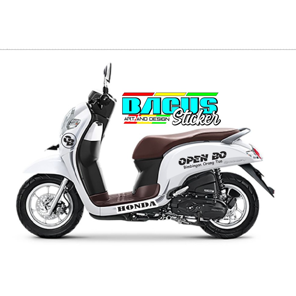 striping cutting scoopy "OPEN BO"