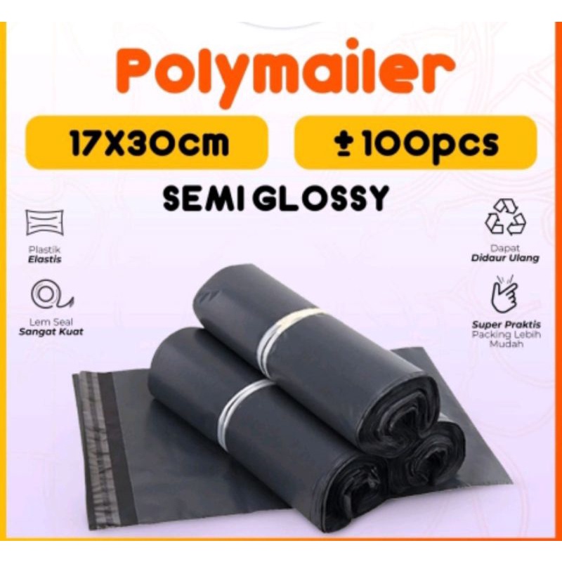 Plastik Polymailer 17 x 30 isi 100