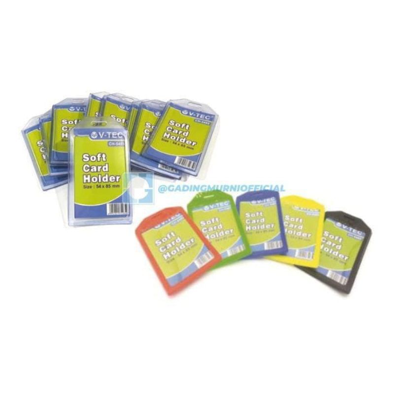 

V-TEC SOFT CARD HOLDER TYPE CH-5485 SOLID COLOUR