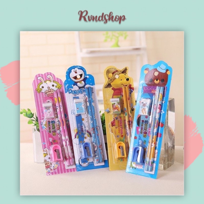 

Set alat tulis anak 5 in 1 / set alat tulis / alat tulis anak / set alat tulis anak murah / alat tulis