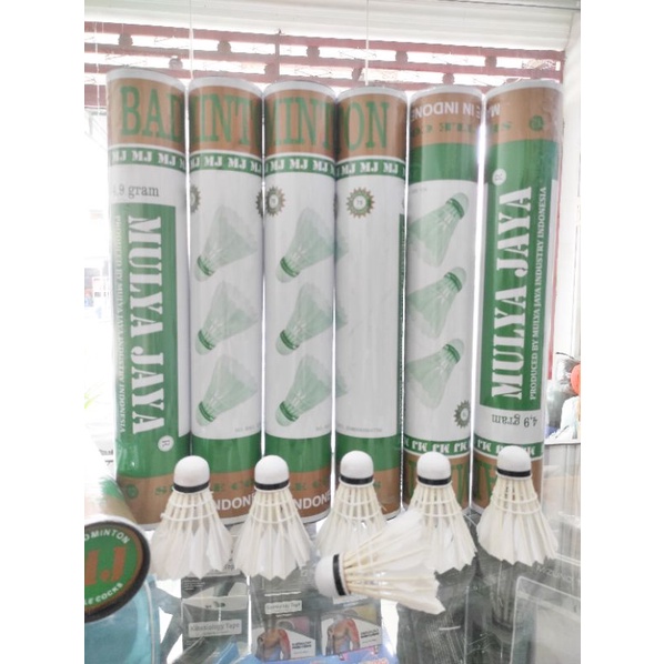 [ORI]Kok Mulya Jaya/ Shuttlecock MULYAJAYA ISI 12PC MURAH BAGUS / Kok bulutangkis murah bagus
