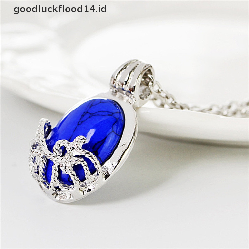 [OOID] Film The Vampire Diaries Katherine Fashion Anti-sunlight Lapis Lazuli Pendant Necklace ID