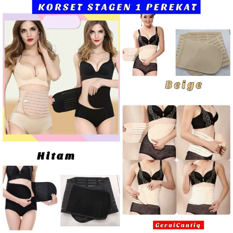 STAGEN KORSET PELANGSING PENGECIL PERUT MODEL PEREKAT