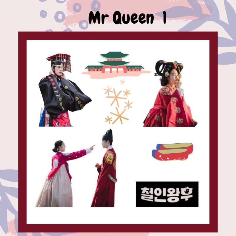 Sticker Drakor Drama Korea Mr Queen / No touch Princess Tumblr Aesthetic