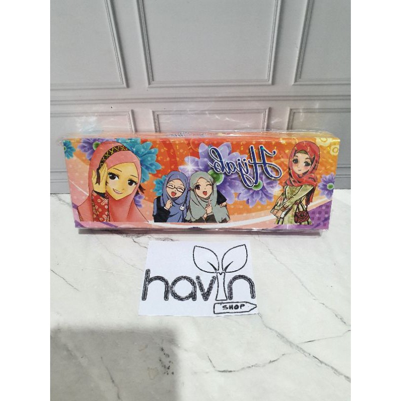 kotak pensil DUS/pensil case/tempat pensil DUS fancy-HIJAB