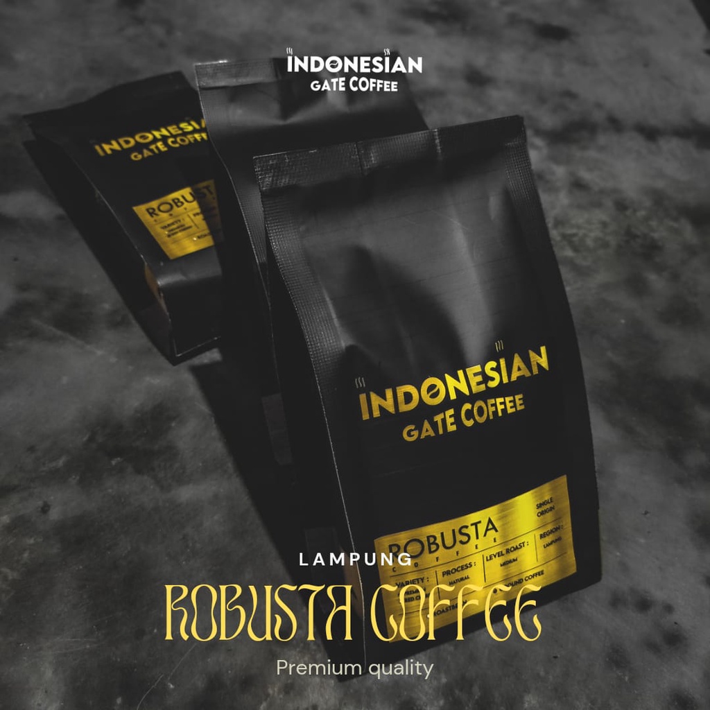 

Indonesian gate coffee biji kopi / roastbean robusta kopi asli premium 400 gram