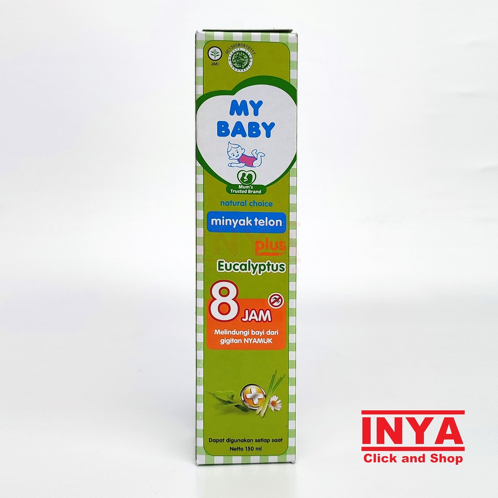 MY BABY MINYAK TELON PLUS EUCALYPTUS 150ml - Baby &amp; Kids