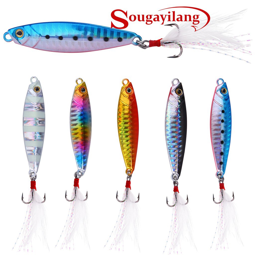 Jual Sougayilang Fishing Lure Fishing Bait Umpan Pancing 5Pcs Micro ...