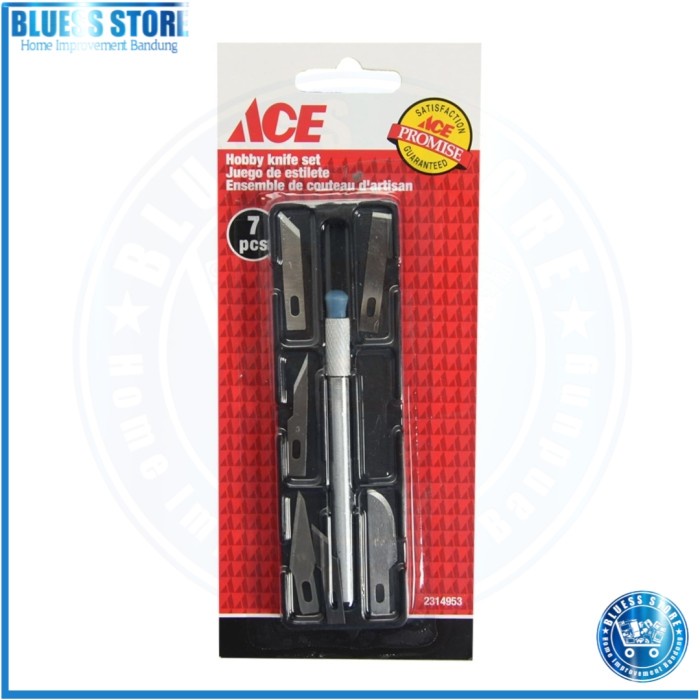 

Ace Set Pisau Hobi 7 Pcs 2314953 Hobby Knife Set Pisau Ukir Set