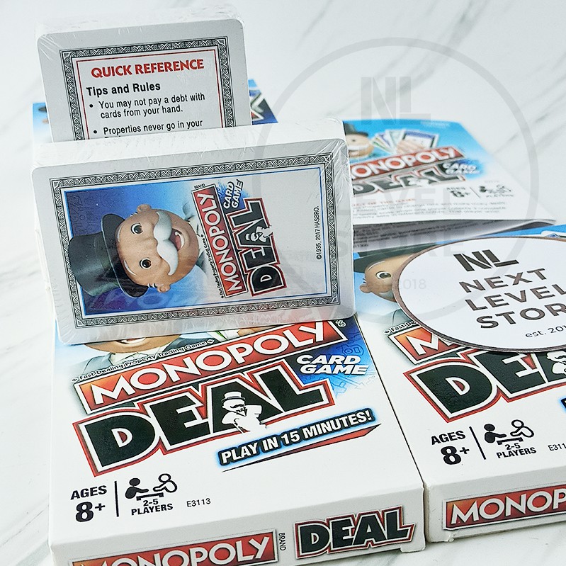 Monopoly Deal Card Game - Blue Version NEW