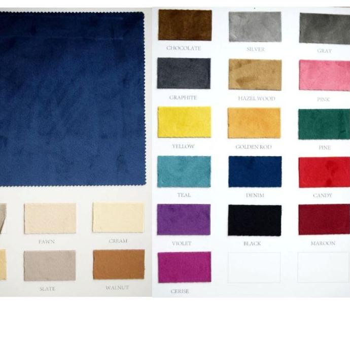 ۝ Kain Bludru / Beludru / Velvet Ekslusif Tebal Halus - Valentino (Sofa, Jok, Kursi, Sarung Bantal)