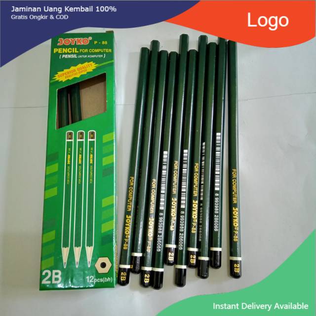 

ECER ( 1 PCS ) Pensil 2B Joyko P-88 Pensil 2B Joyko P - 88