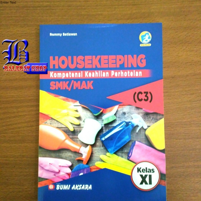 Buku AMS 10 HOUSEKEEPING  SMK MAK Kelas 11 XI Kurikulum 2013 REVISI BA BUPEL ORIGINAL ANTIK BS-SMK B