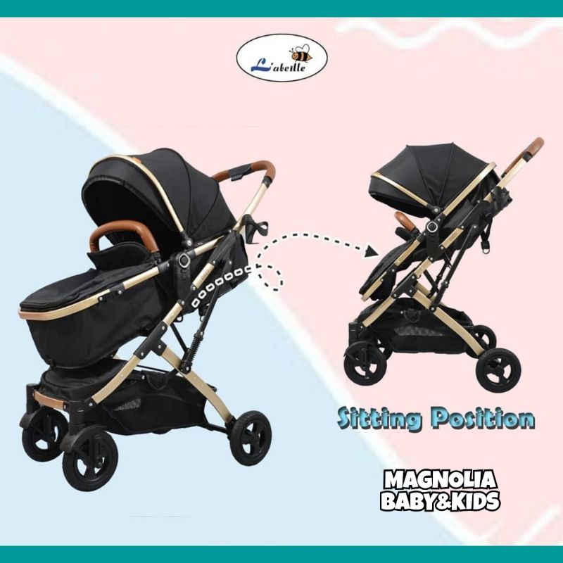 Stroller OSLO A8188S Labeille With Reversible Seat | Kereta Bayi