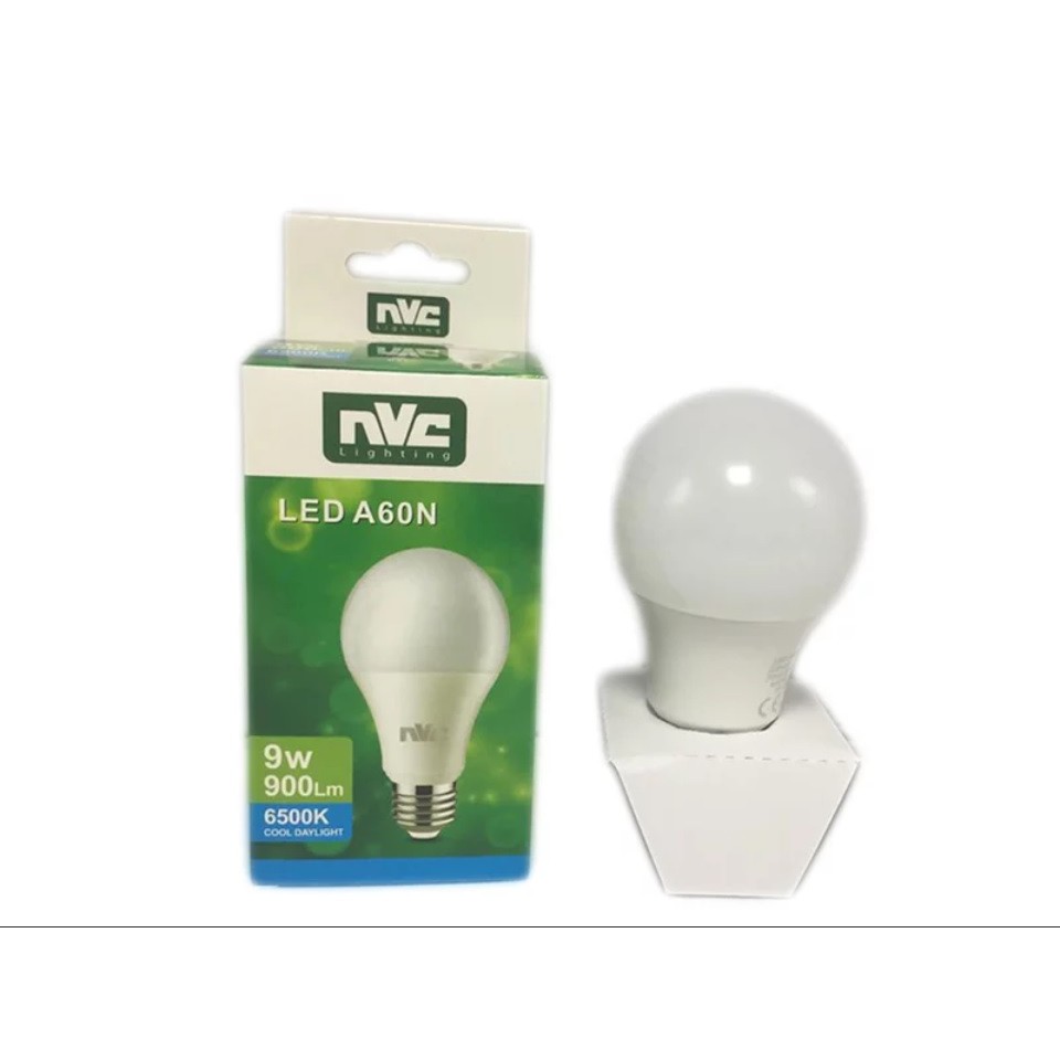 Lampu LED NVC A60N Warna Putih 9 Watt 6500K - Bohlam Murah Hemat Listrik