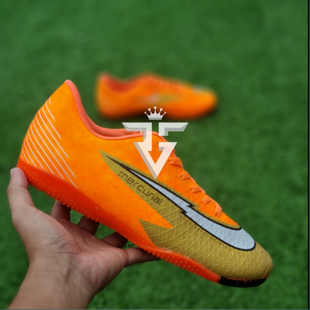 Sepatu Futsal NIKE MERCURIAL NEYMAR JR VAPORX XII IC RED TERBARU