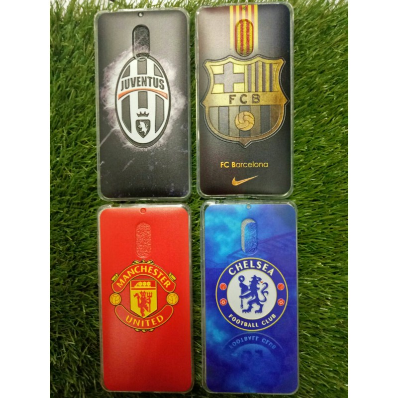 Softcase Ultrathin Silikon Case Gambar Timbul Klub Bola Vivo V7+ / V7 Plus