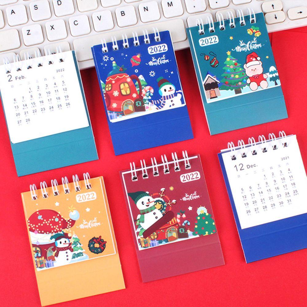 Pineapple Animal Kalender Meja Organiser ChristmasTree 365hari Kawaii Stationery Dekorasi Desktop ​ Rumah