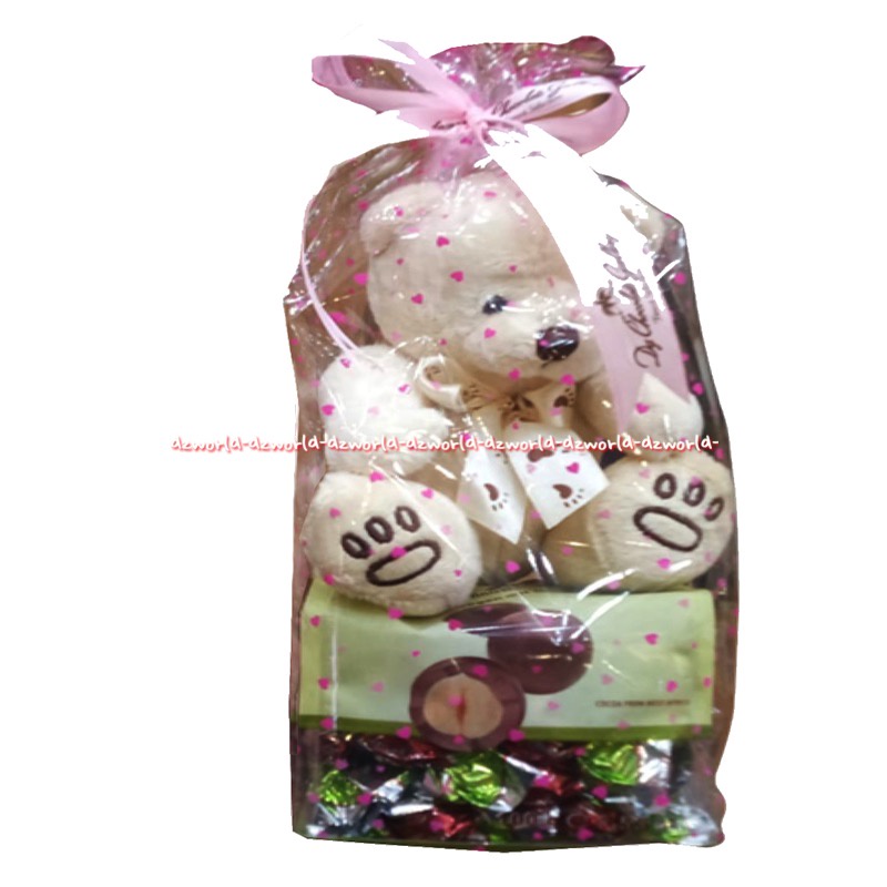 Zaini Noughita Creamy Coklat Boneka Bear Paket Kado Valentine Chocolate Latte Dengan doll Teddy Bear