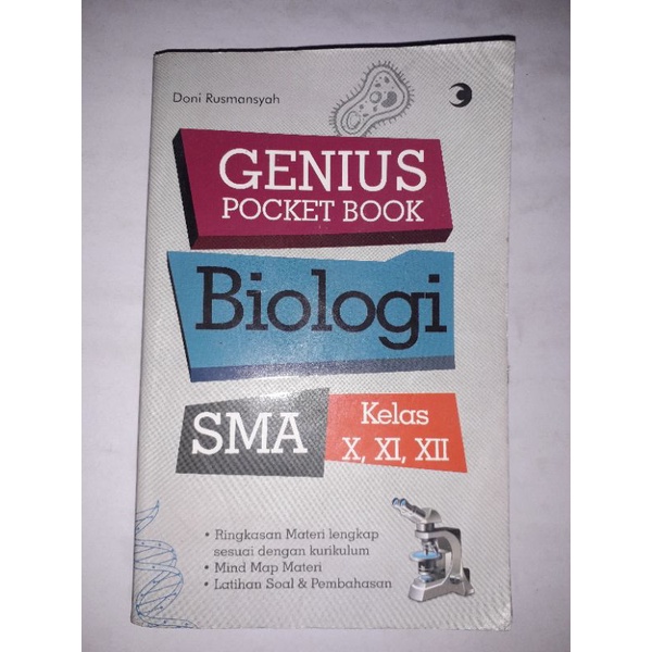 Genius Pocket Book Biologi Untuk SMA Kelas X(10), XI(11), XII(12) - ORIGINAL
