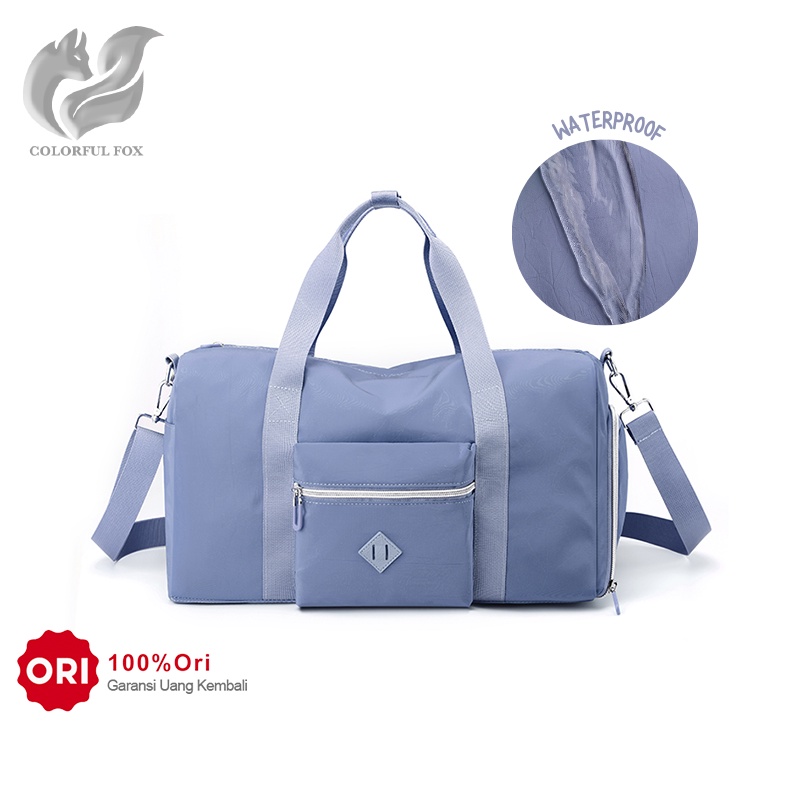 COLORFUL FOX 8545 TAS TRAVEL WANITA TAS SELEMPANG WANITA MULTIFUNGSI TRAVELBAG WANITA BAEOS