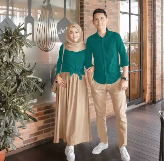 couple lavas set 3in1 baju cuple gamis mosscrape