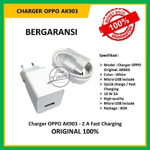 Dijual Charger Smartphone Hp Oppo ORI   2 A Fast Charging   Original   Bergaransi Murah