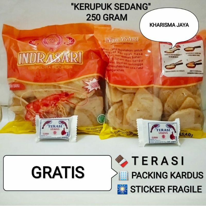 

KERUPUK UDANG INDRASARI Sedang 250gram