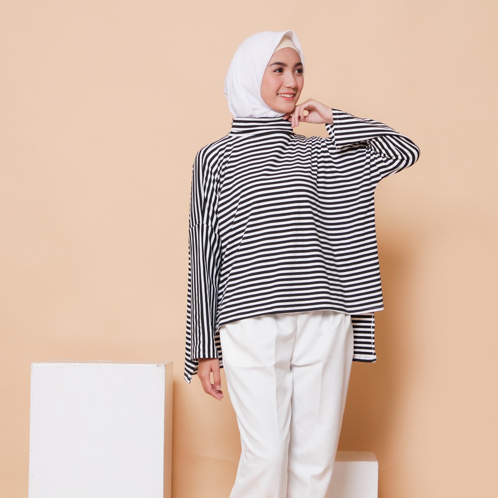 BLOUSE BAJU ATASAN NISSA SABYAN  ANNYEONG OPPA SALUR WANITA 