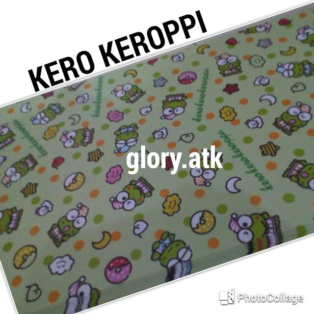 

KERTAS KADO/BUNGKUS KADO SANWA/SANSAN WAWA KERO KERO KEROPPI/KEROPI SW5404