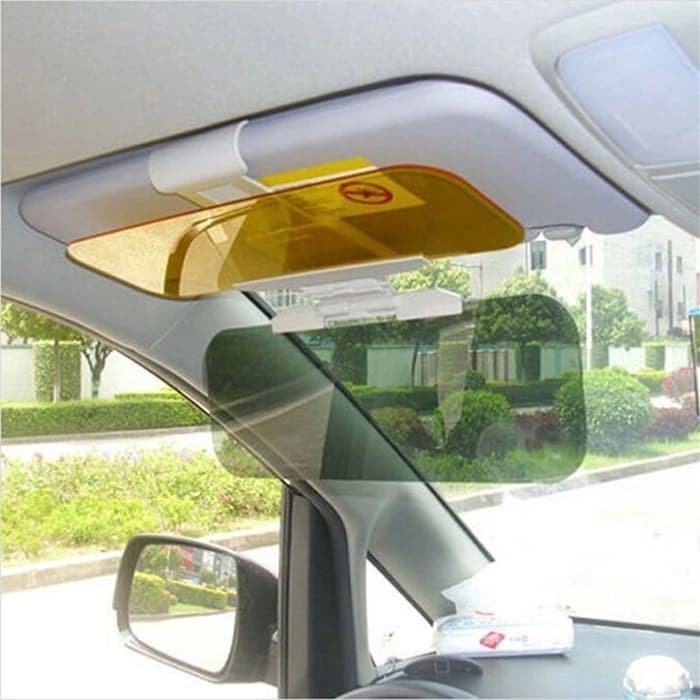 GENUINE MIRROR KACA MOBIL ANTI SILAU CAHAYA MATAHARI UV SUN VISOR