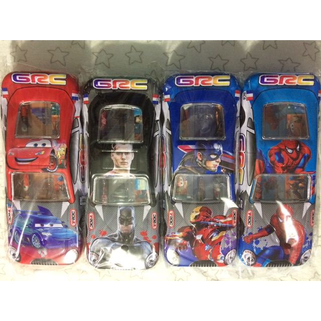 

Tempat pensil mobil superhero