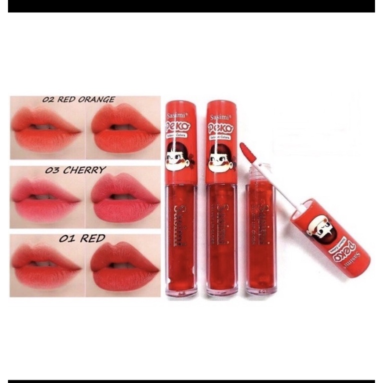 Liptint sasimi peko ORIGINAL - lipstick matte lip tint