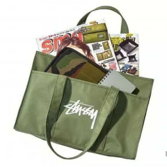 Totebag stussy appendix japan magazine