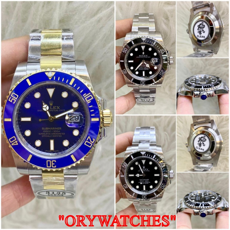 NEW ARRIVAL ROLEX SUBMARINER 116610 114060 NO DATE 116613 TWO TONE CLEAN FACTORY GARANSI 1TH