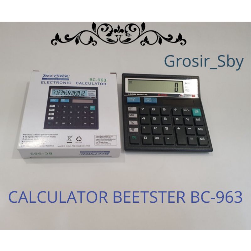 

CALCULATOR BEETSTWE BC963