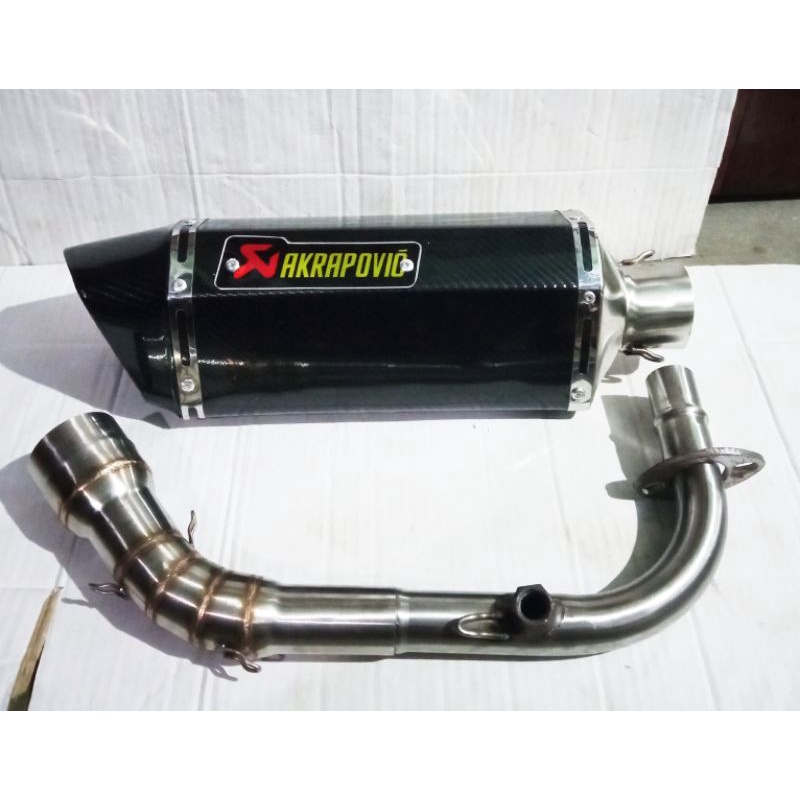 knalpot Akrapovic vespa matic sprint iget & V3 125,150,