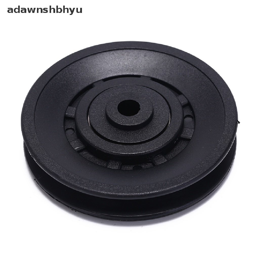 Adawnshbhyu 1pc 90mm Hitam Bantalan Pulley Roda Kabel Peralatan gym Part Wearproof gym kit