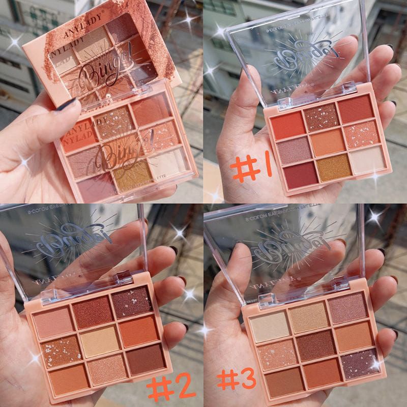 ECER!! EYESHADOW ANYLADY NATURAL 6WARNA CANTIK BEST SELLER PRODUCT NO. 936 /878 /8118