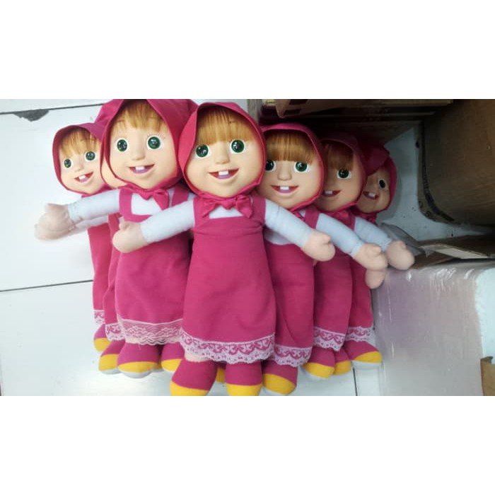 boneka masha / marsha and the bear ( muka karet )