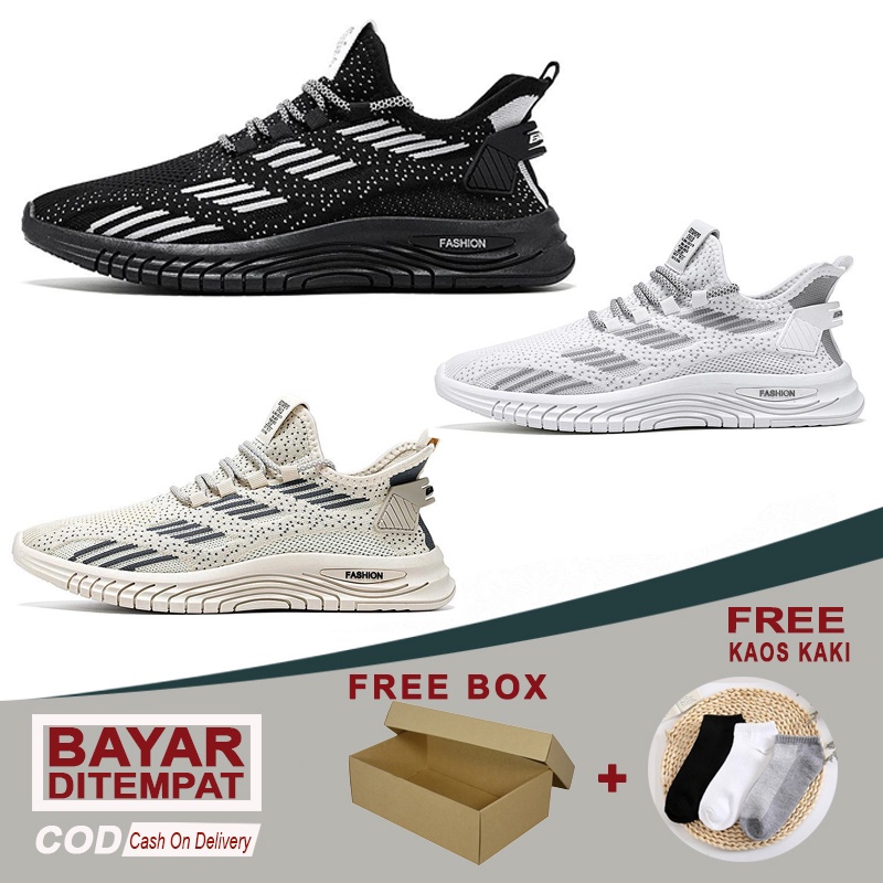 [ESSE] Felix Sepatu Sneakers Pria Import Running Shoes Kasual 031