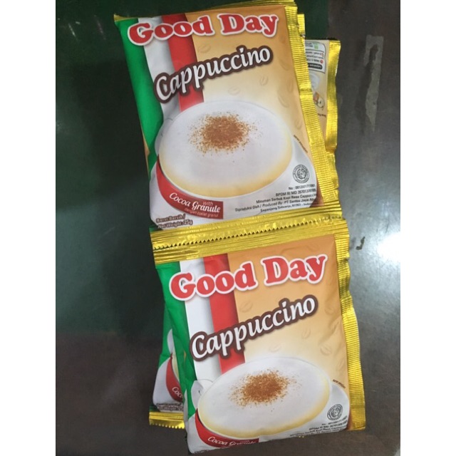 

Good Day Cappuccino 25 gram renteng isi 10