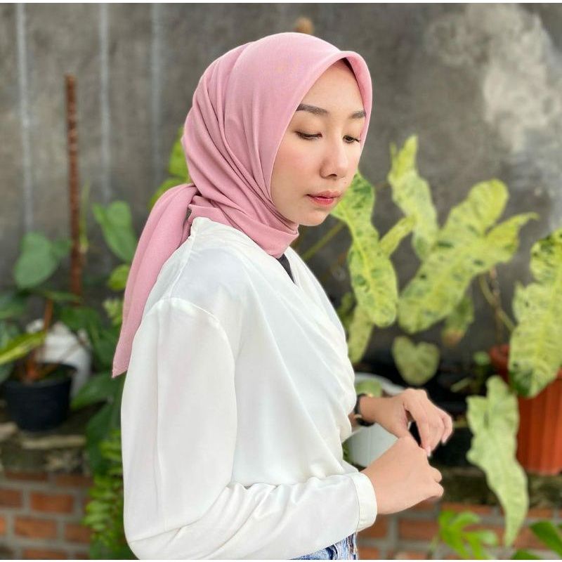 segi empat  Paris premium anti letoy katun voal jait tepi