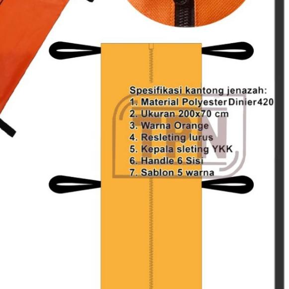 ➬ kantung jenazah kantong mayat waterproof zipper ykk 6 handle ◙