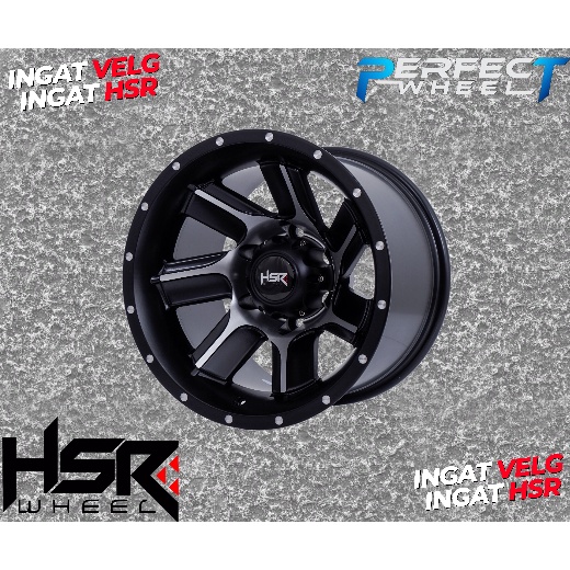 VELG MOBIL HARDTOP HSR HADJI RING 15 LEBAR 10 PCD BAUT 6 OFFROAD