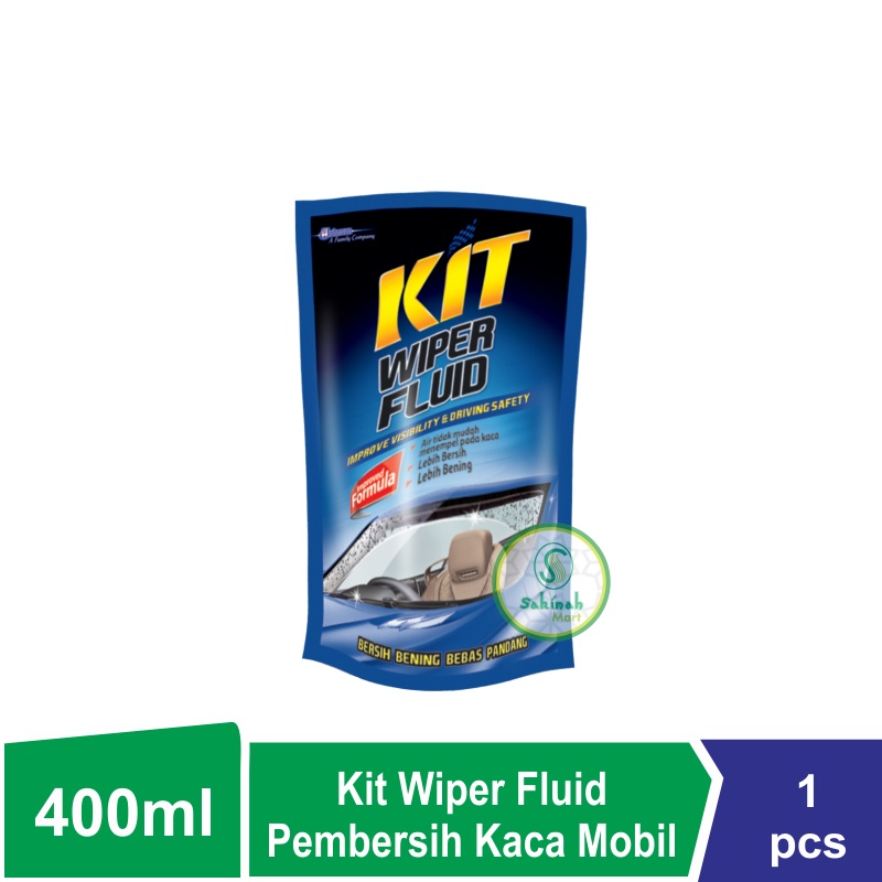 Kit Wiper Fluid Pembersih Kaca Mobil 300ml / 400ml